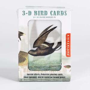 3-D BIRD PLAYING CARDS